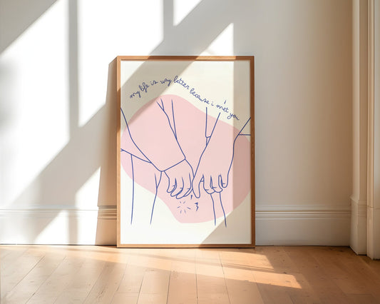 Nick & Charlie | Heartstopper Inspired Gay Art | Digital Download