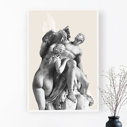 Prometheus Statue, Wall Art, Titan Greek Mythology Art