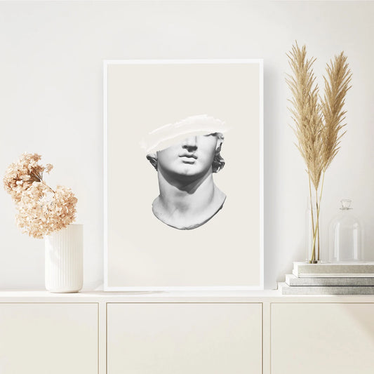 David Statue Print Greek Mythology Art