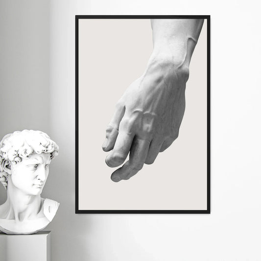Hand of David Statue Print (1) Greek Mythology Art