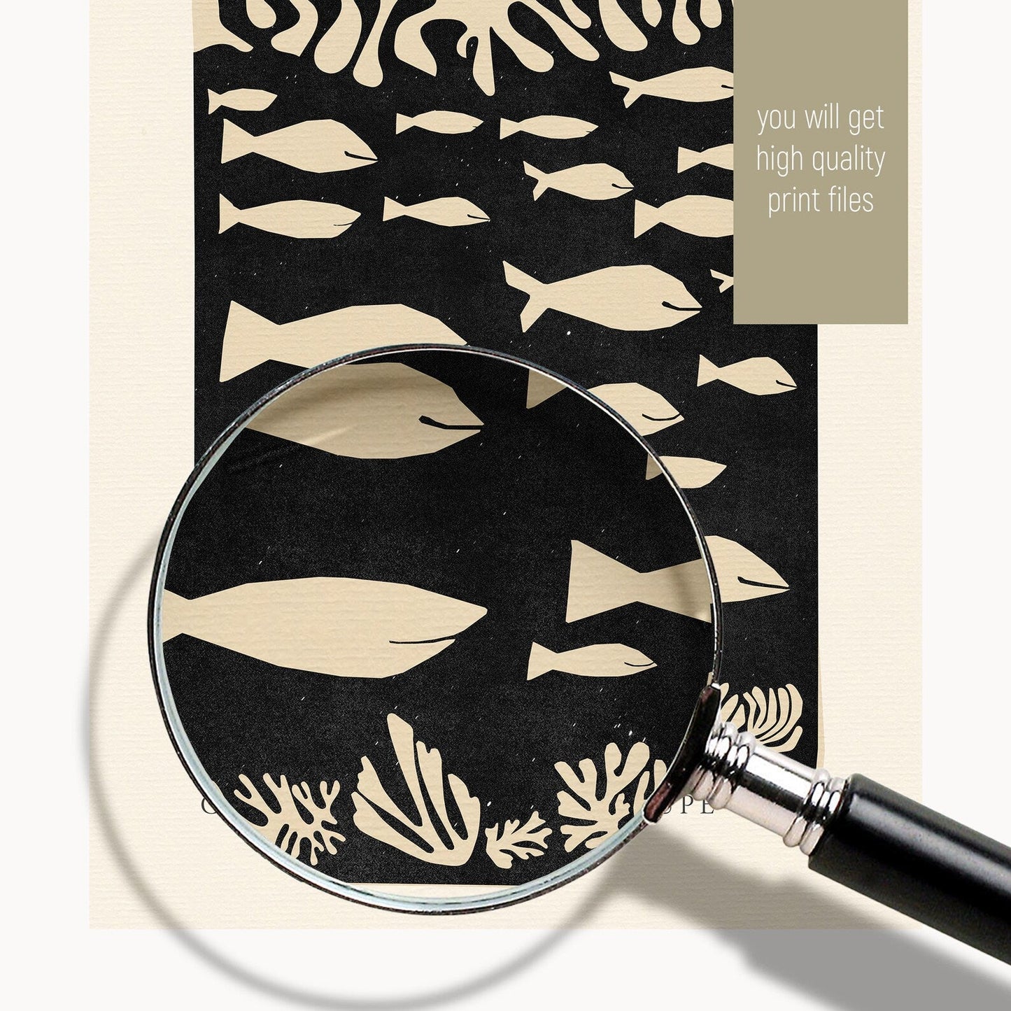 Henri Matisse Aquarium Inspired Exhibition Collages Art Poster Henri Matisse Abstract Printable Wall Art La Gerbe Vintage Exhibition Poster