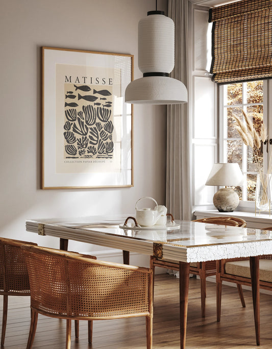 Henri Matisse Abstract Printable Poster Henri Matisse Collages Art Poster La Gerbe Vintage Exhibition Poster Matisse Abstract Digital Art