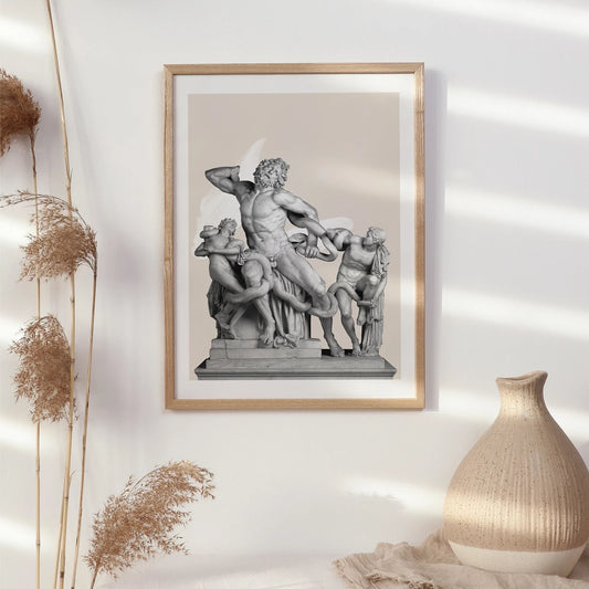 Laocoön and His Sons Wall Art Ancient Greek Mythology