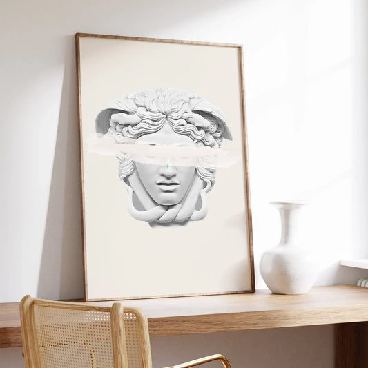 Medusa Statue, Greek Mythology Art