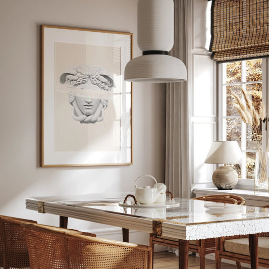 Medusa Statue Print Greek Mythology