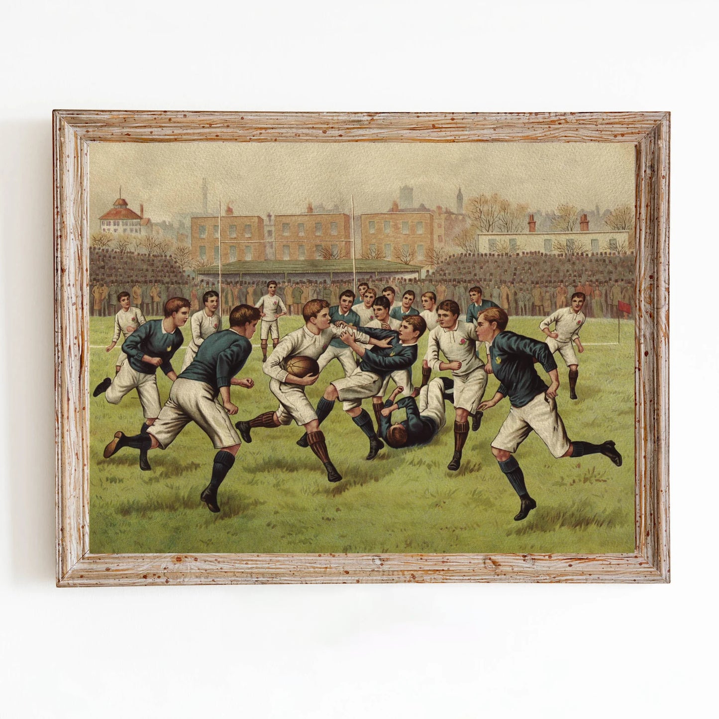 Football Sport Vintage Art Print