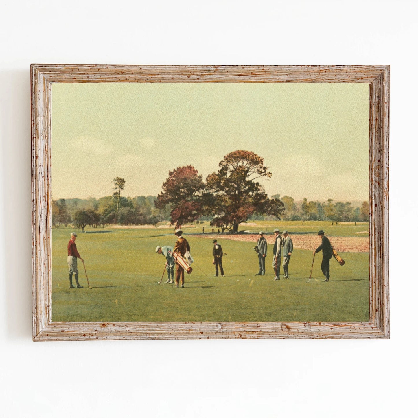 Golf Vintage Painting Wall Art Poster