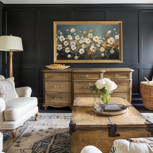 Vintage Wildflowers Frame TV Art