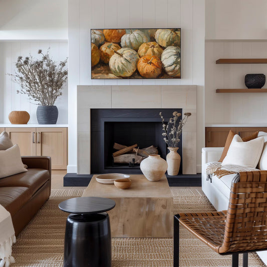 Heirloom Pumpkin Fall Frame TV Art, Fall Decor, Wallpaper