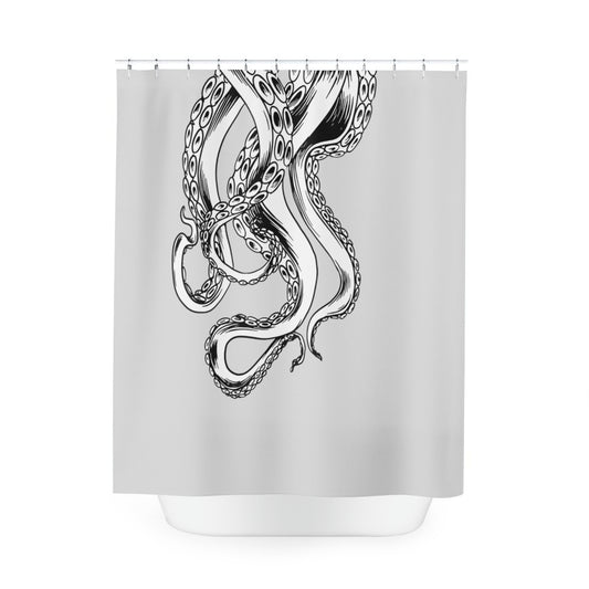 Octopus Tentacles Graphic Shower Curtain (4 colors)