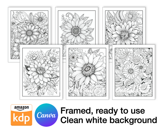 100 Floral Coloring Pages for Stress-Relieving and Relaxation