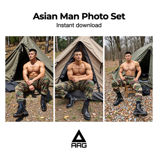 Asian Man Photo Set 1003
