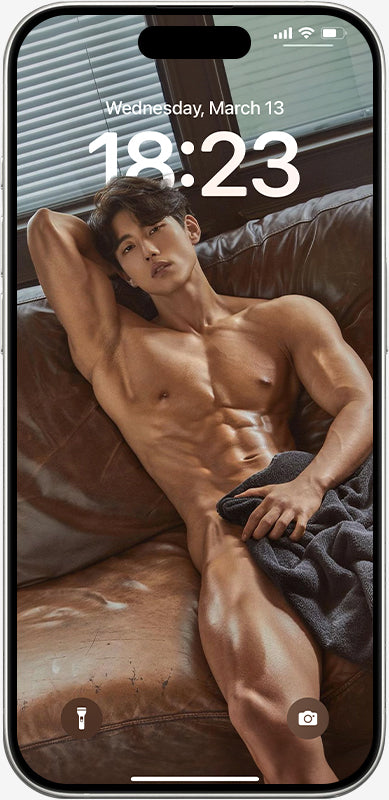 Asian Man Wallpaper Depth Effect Wallpaper