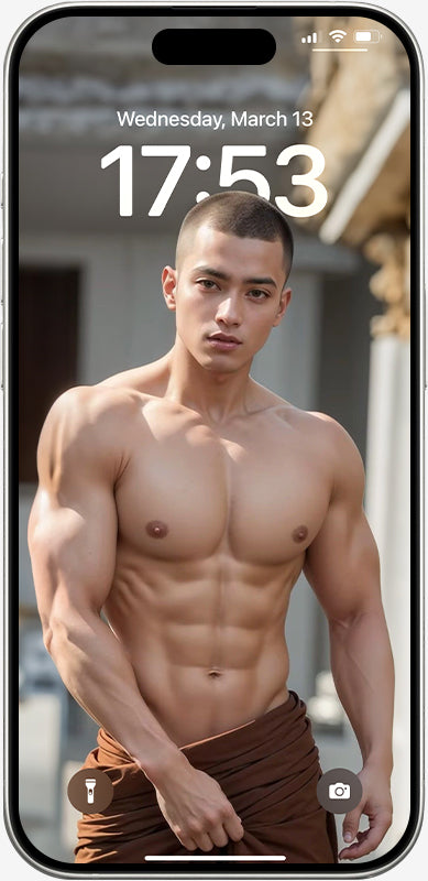 Asian Man Wallpaper Depth Effect Wallpaper