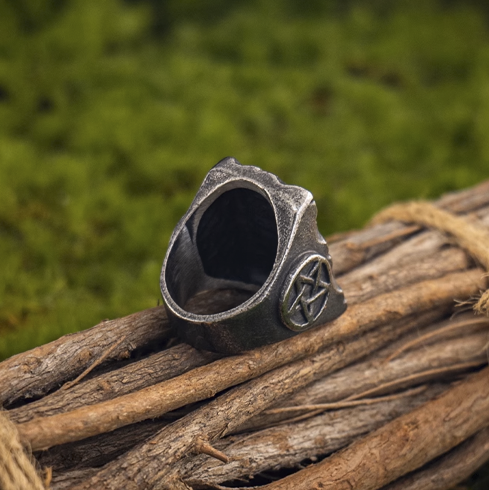 Fallen Angel Lucifer Morningstar Signet Ring