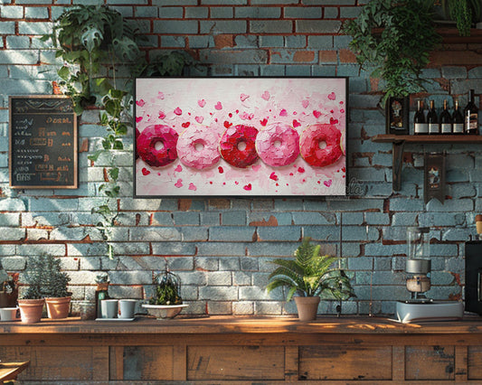Sweet Doughnuts Painting Frame TV Art
