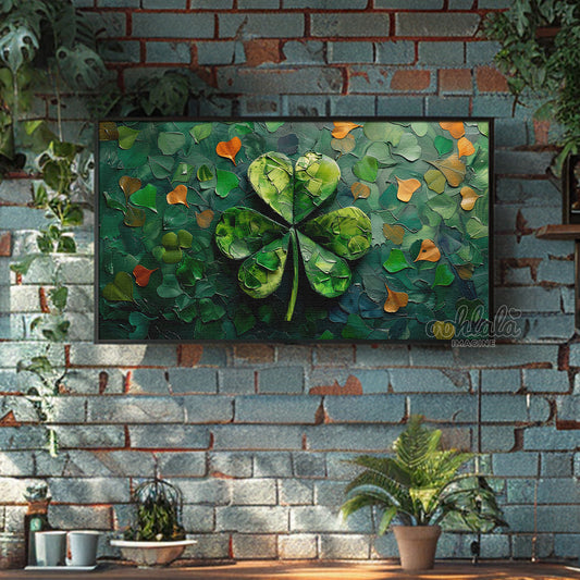 Shamrock Frame TV Art Wallpaper