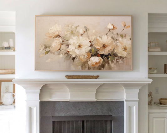 Vintage Flowers Frame TV Art, Wallpaper