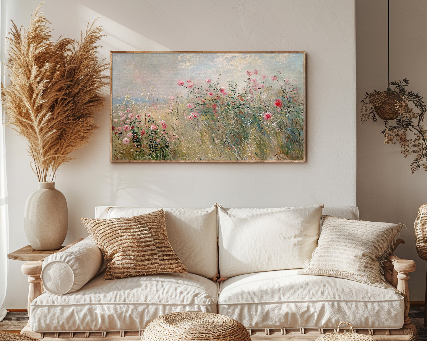 Seaside Wildflowers Frame TV Art Wallpaper