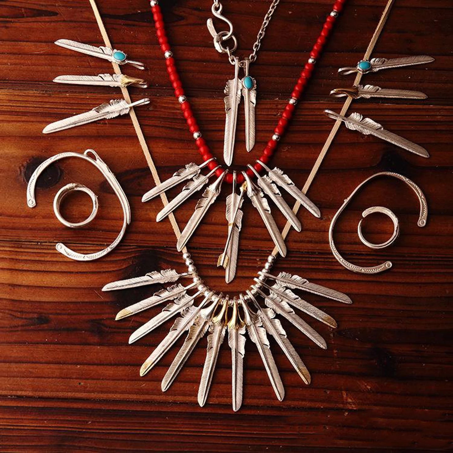 Delicate Sterling Silver Feather Pendant