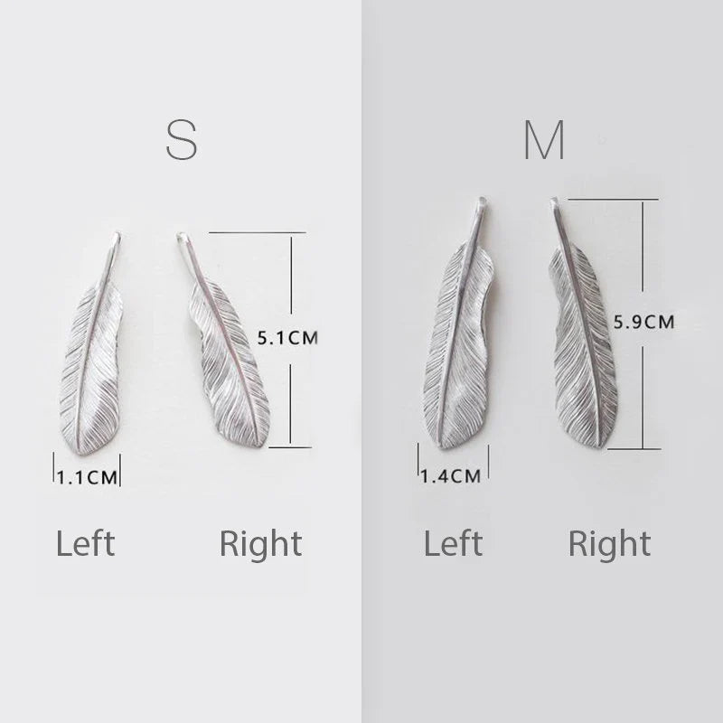 Silver Feather Pendant, Red-tailed Hawk feather, Navajo Charm