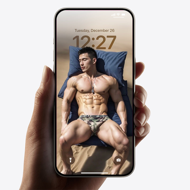 Asian Man Wallpaper Depth Effect Wallpaper