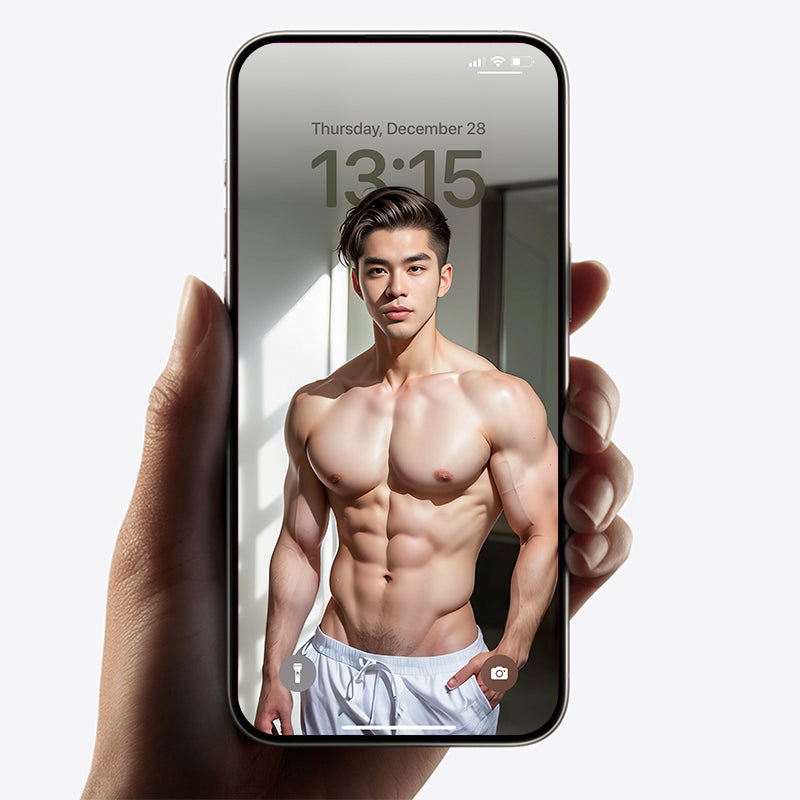 Asian Man Wallpaper Depth Effect Wallpaper