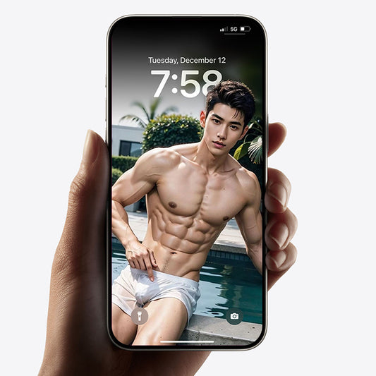 Asian Man Wallpaper Depth Effect Wallpaper