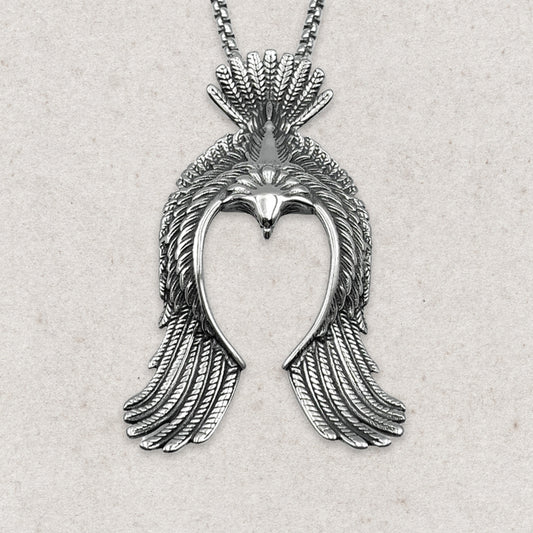 Tribal Spread Eagle Necklace