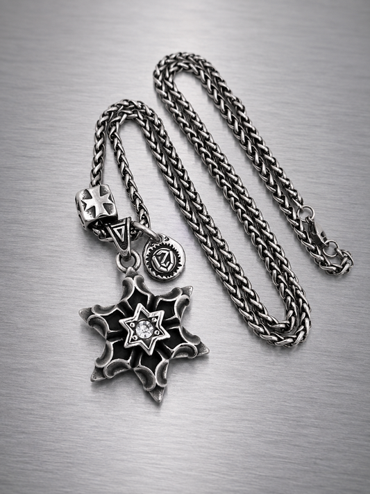 Stack Star Pendant Setup Necklace