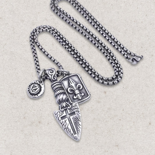 Spear of Destiny Inspired Pendant Charms Necklace