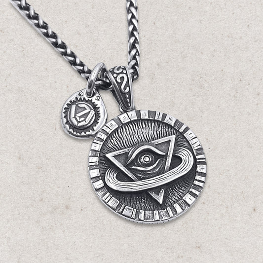 Eye of Providence Pendant Setup Necklace