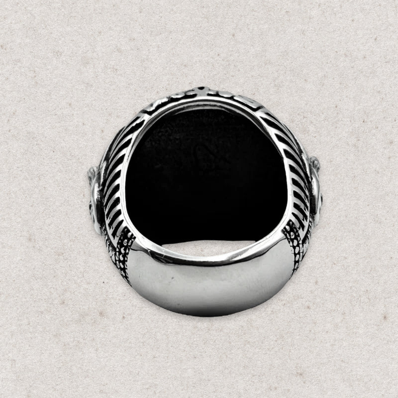 Egyptian Mythology Horus and Anubis Ring