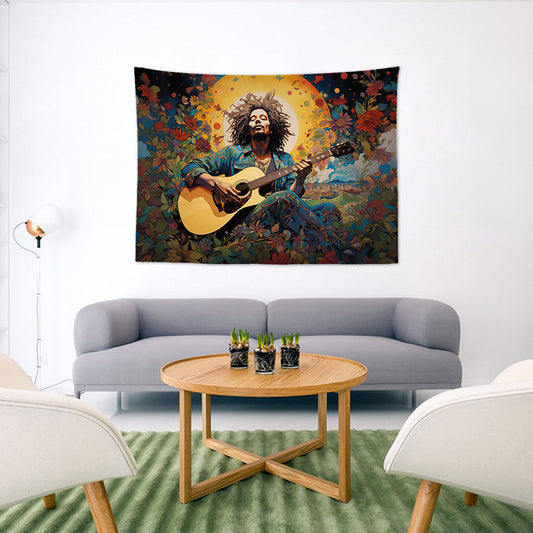 Bob Marley(巴布·馬利)系列, 掛布/掛飾, 家居/民宿/咖啡店/門店裝飾, 環保布料