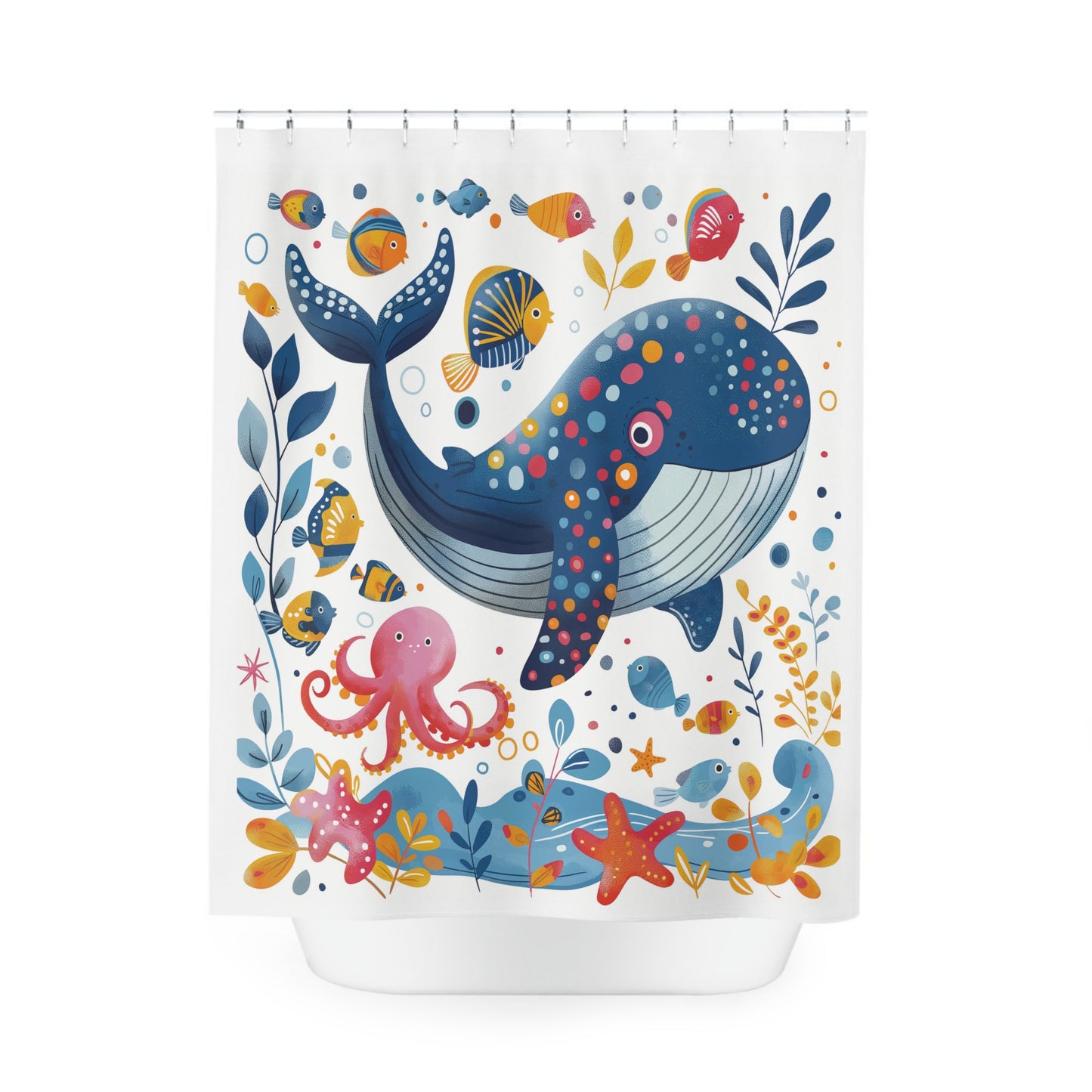 Whimsical Underwater Shower Curtain