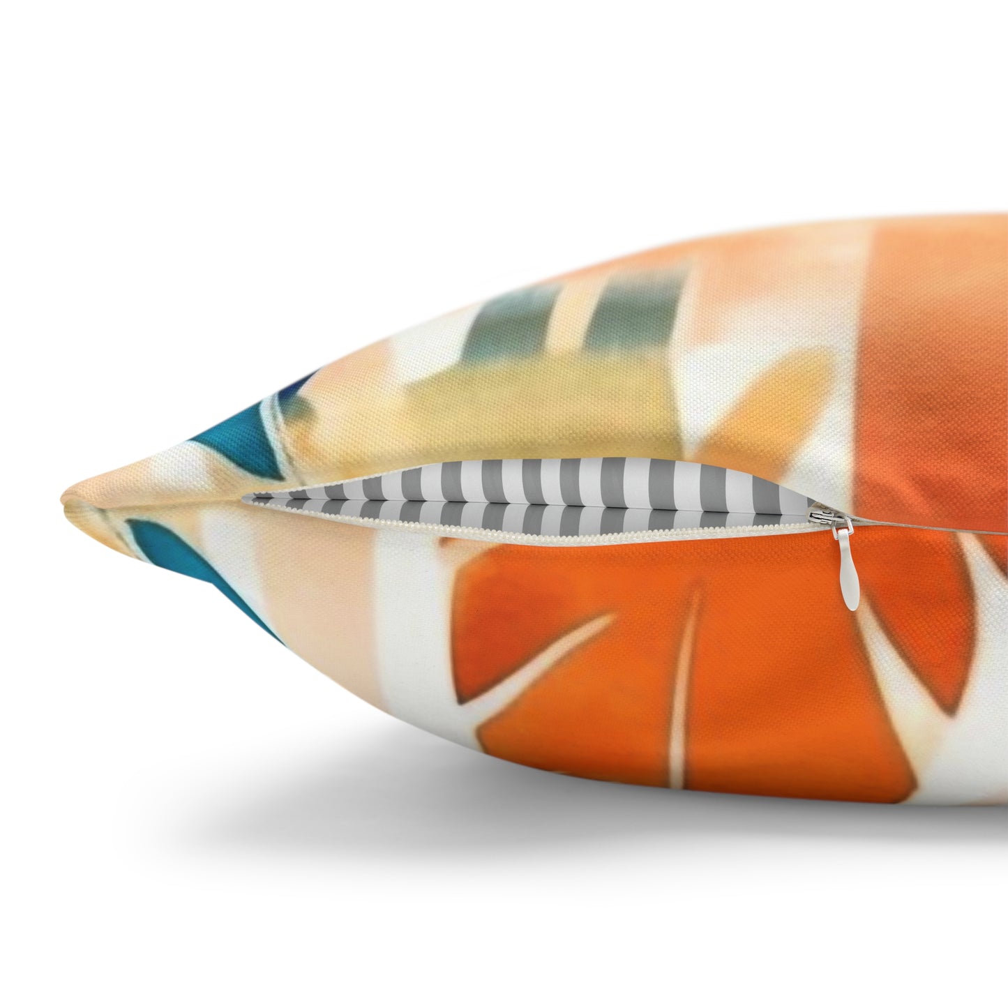 Boho Abstract Floral Throw Pillow Cover (06)