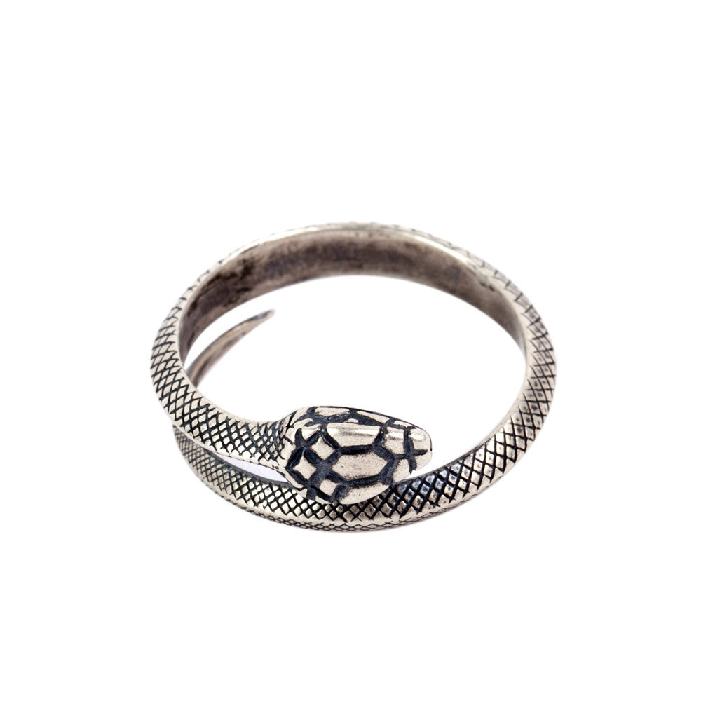 Snake Ring Wrapped Adjustable Ring