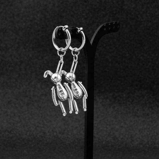 小兔子 耳釘耳飾 E4043