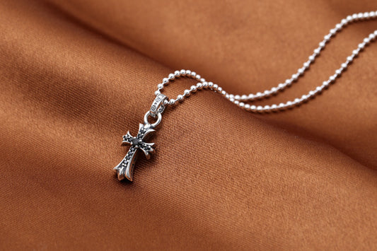 Mini Cross with CZ Charm (Vendors)