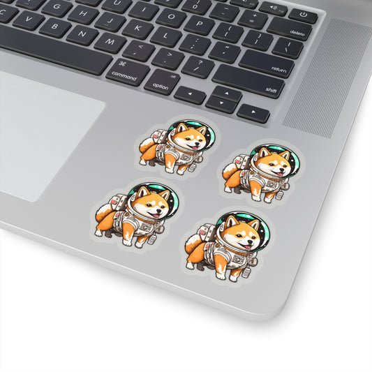 Kawaii Shiba Astronaut Sticker Pack