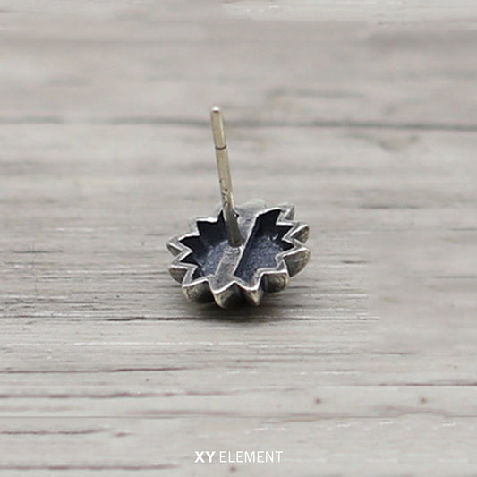 Goro Style Thunderbird Solid 925 Sterling Silver Ball Stud