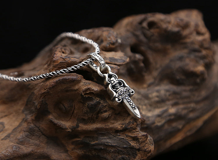 Mini Dagger Charm with Cubic Zirconia (Vendors)