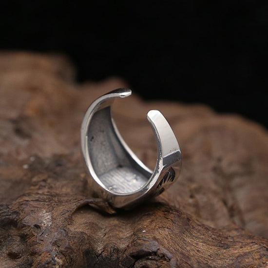 Thunderbird Native American Inspired Open Ring