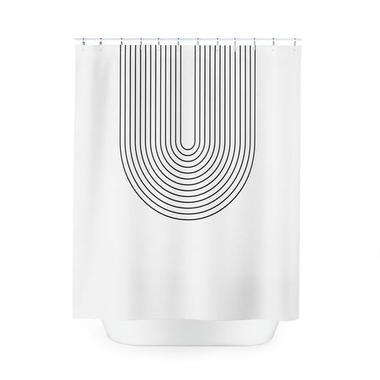 Boho Geometric Art Shower Curtain (1)