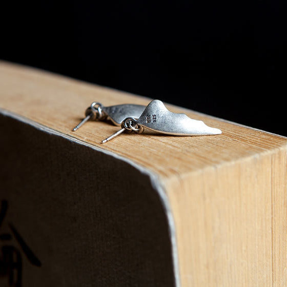 Bat Wings Stud Drop Dangle Earrings Gothic Earrings