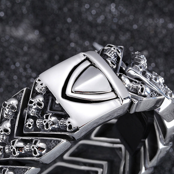 Skull Arrow Chain Stainless Steel Bracelet
