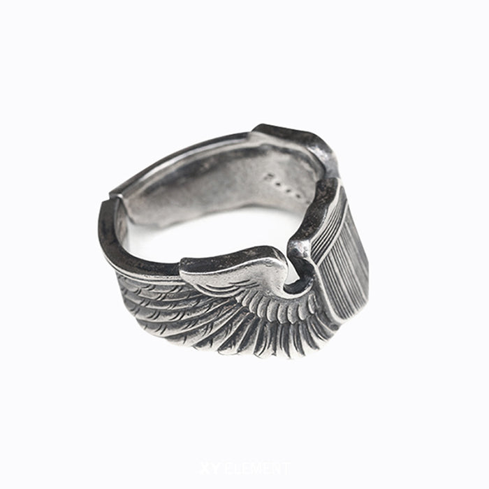 WW2 Air Force Flying Tigers Pilot Badge Aviators Ring