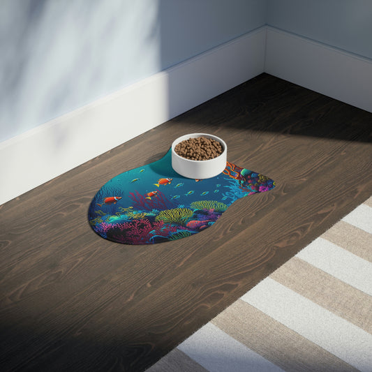 Tropical Fishes Under Water Pet Mats