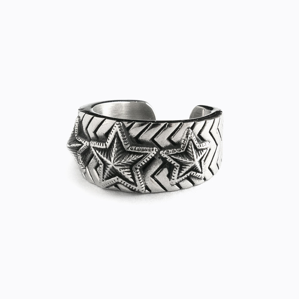 C★S風格 星星波紋戒指 R2004