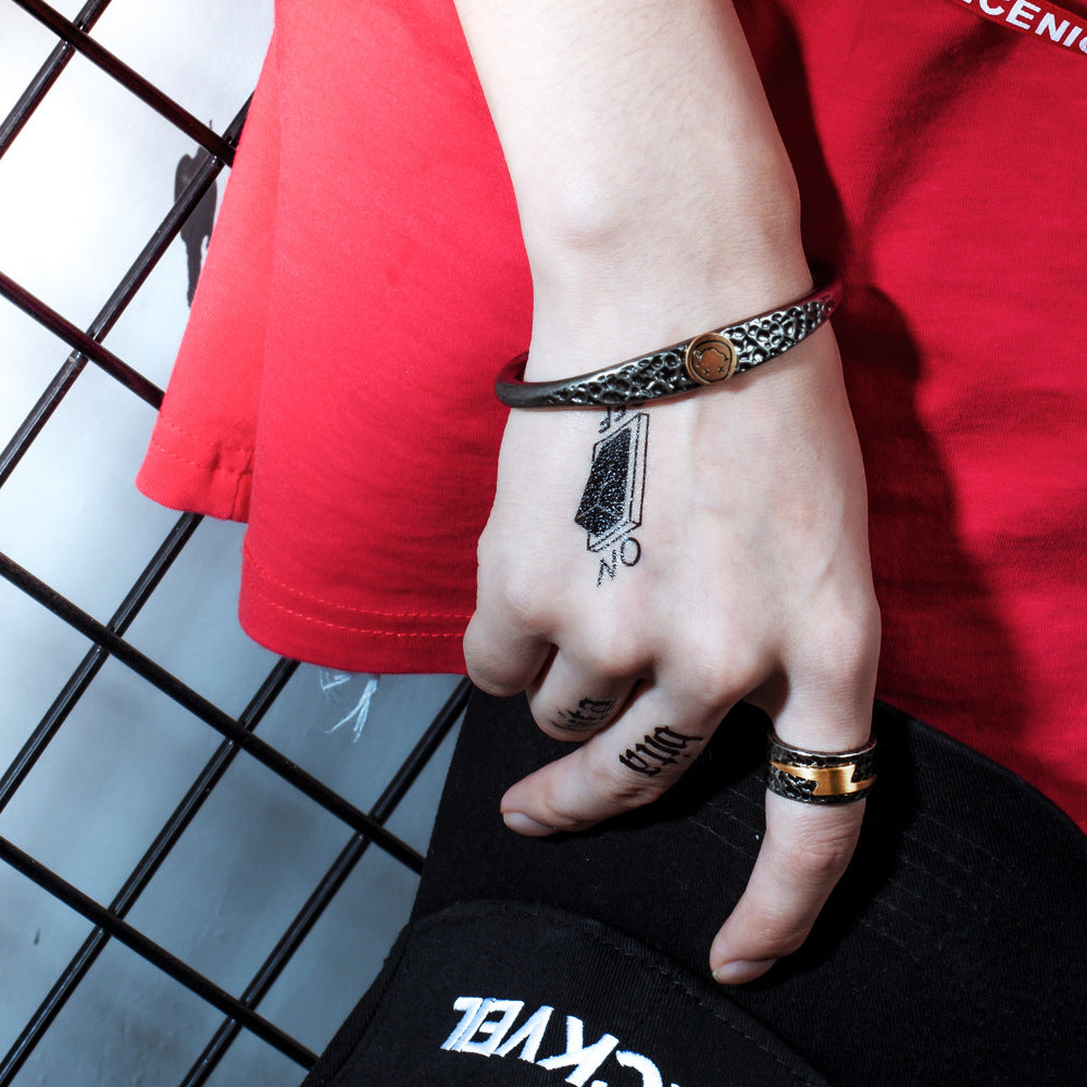 Thunderbolt Stainless Steel Ring